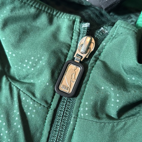adidas Boston Celtics Green On-Court East Full Zip Jacket - Picture 8 of 9